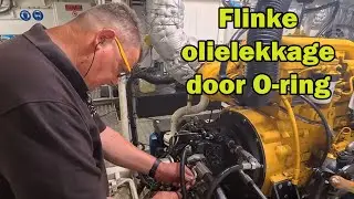 Veerpont Alphen grote hydrauliek lekkage wat is er gebeurt.