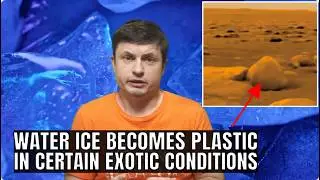 Experimental Evidence That Water Ice Can Become Plastic In Exotic Conditions