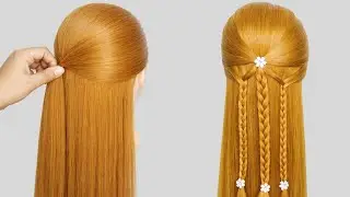 Long Hair Big Style Easy Quick Hairstyles for Daily & Party Looks 💖 | Modern Girls Hair Tutorial