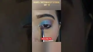 Day 19 / 30 Days Eye Makeup Tutorial 🩷🌃 | #shorts #youtubeshorts | Subscribe  Now For More 🥰