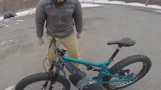 Salsa Bucksaw 1 Mountain Biking in the Snow