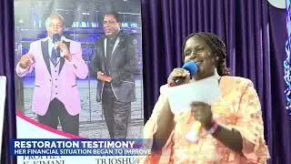 HER FINANCIAL SITUATION BEGAN TO IMPROVE AFTER SUPPORTING THE WORK OF GOD