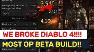 Diablo 4: MOST BROKEN Build In OPEN BETA!