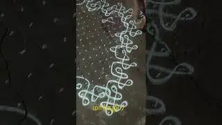 மார்கழி 7 sikku kolam 23×3@Allinonebeautifulworks#margazhirangolikolam#muggulu#easyrangoli#kolam 