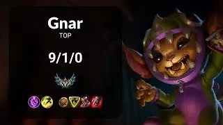 Gnar vs Jax TOP - KR CHALLENGER Patch 14.23