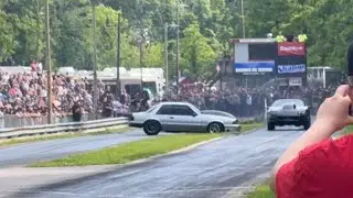 THE CRAZIEST WRECK EVER AT WAR IN THE WOODS 10 ( BOTH CARS TOTALED! )