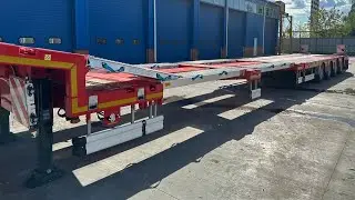 ISO PAKCS LB4E (KSLA Y 4/2N-18/40) Раздвижной низкорамный 4-х осный трал с, ССУ-1150 мм., 2024 г.в.