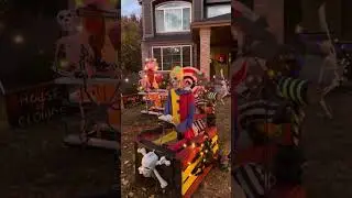 Scary Halloween Circus and Carnival decorations featuring plenty of scary clowns from Dean Boykin
