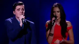 Nicolas Duquemin vs Nina Baumer - Empire | The Voice Australia 4 (2015) | Battle Rounds
