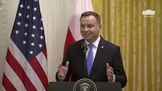 Press Conference: Donald Trump Answers Questions With Andrzej Duda of Poland - September 18, 2018