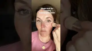 Magic trick for covering hyperpigmentation #seintbeauty #hyperpigmentation #melasma
