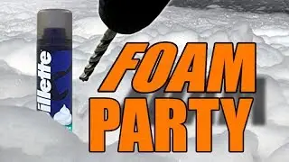 SHAVING FOAM vs. DRILL PRESS | A foamidable video