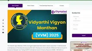 Vidyarthi Vigyan Manthan (VVM) 2025-26 Preparation