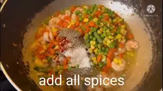shrimp fried rice yummy 😋 #yummyfood #rice #recipe #howtomakefriedrice