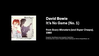 David Bowie — It's No Game (No. 1) (Karaoke | Lyrics | Zazaroke)