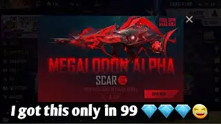 Free fire MEGALODON ALPHA scar faded wheel event spin/RR gaming/ UR STYLE GAMING