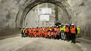 Der Tunnel der Nordwestumfahrung Meran ist durchstochen