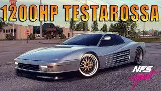 NFS Heat - FERRARI Testarossa Coupe Best Engine Fully Upgraded 400+ Ultimate+ Parts