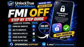 Turn Off FMl all iPhone, iPad Open Menu support iOS 26.6 and up without PC,without tool | UnlockTrue