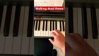 Walking Dead Theme Piano Lesson #piano #pianolessons