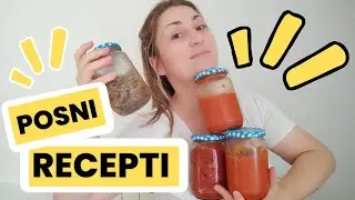 PRIPREMA ZA POST 🙏 3 Posna Recepta | RUČAK BEZ MESA