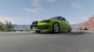 Teenager dies in a fatal beamng car accident while driving his green subaru wrx