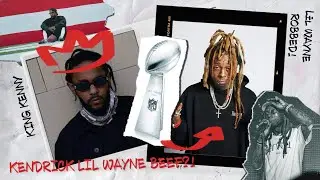 Kendrick Lamar vs. Lil Wayne: A Super Bowl Snub Sparks a New Feud #hiphop #kendricklamar #lilwayne