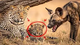 Part 5 Wild Dogs Snatch A Leopard Cub While Its Mother Watches From The Tree
