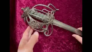 Victorian Crimean War Scottish Basket Hilted Sword  to the 93rd!