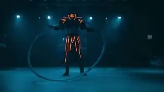 Tron Wheel Show - Light power