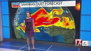How Saharan dust impacts tropical storm development, affects NC