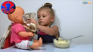 ✔ Nenuco Baby Doll. Маленький Повар Ярослава готовит Сюрприз  для своей Куклы. Серия 22 ✔