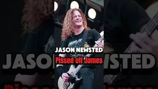 Jason Newsted Pissed Off James - Seek and Destroy 🔥 #shorts #jasonnewsted #metallica