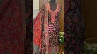 Pure handloom silk weaving Jamawar Suits. +91-7051012285#shorts #jamawar #handloom #silkdress #reels