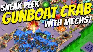 Boom Beach Gunboat Mega Crab - Mechs and MORE!