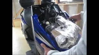 BW'S125 フロントカウル 取り外し