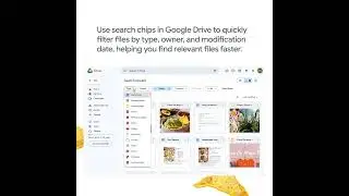 Search chips in Google Drive help you to narrow down and find relevant files faster. 🗂️ #Shorts