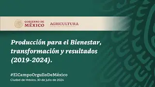 Producción para el Bienestar, transformación y resultados (2019-2024).