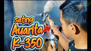 УРОК ПО ПОКРАСКЕ || Как настроить краскопульт 🤔 (Auarita k-350)