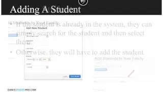 Online Registration with Dance Studio Pro