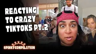 Реакция на БОЛЬШЕ безумных TikTok! | Подборка Pinky