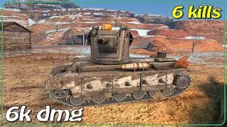 Smasher &bull; 6 frags &bull; 6k dmg &bull; WoT Blitz