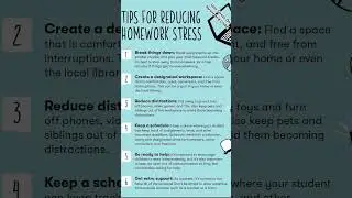 Tips for reducing the stress of homework for you and your child. #homeworkhelp