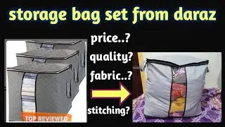 review of storage bag set from daraz. affordable? worth buying?