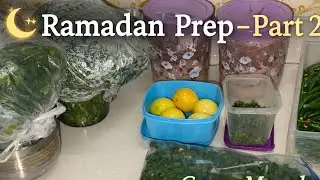 Ramadan Kitchen Prep &ndash; Part 2 🌙 | Green Masala & Smart Freezer Storage