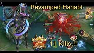 Revamped Hanabi gameplay | Is it  a nerf or buff ? | Mobile legends bang bang | MLking
