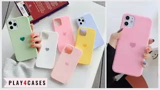 Cute Heart Case For iPhone 12 11 Pro Max XR XS X 8 7 | Cartoon Soft Silicone Cover