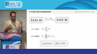 ICQE23 Day 2 Francesco Campaioli - Ten years of Quantum Batteries: Lessons learned, Challenges ...