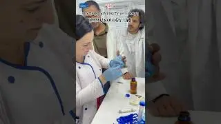 IMMUNOLOGY LAB 🇬🇪 #centraluniversityofeurope #shorts #shortsvideo #mbbsingeorgia