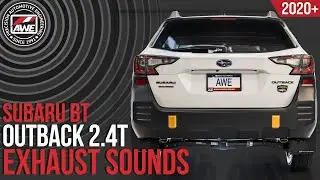 2020+ Subaru Outback 2.4T Exhaust: AWE 0FG Catback with BashGuards&trade;